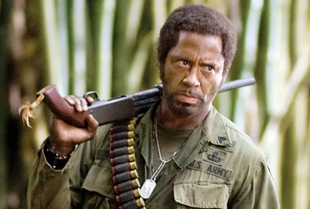Robert Downey Jr. controversially dons blackface in the action-comedy.
