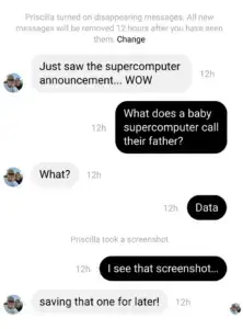 Mark Zuckerberg has reminded Facebook Messenger users that their chats could be screenshotted.