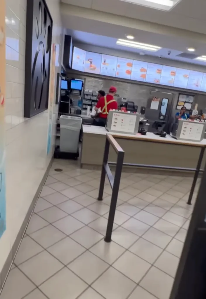 The Chick-fil-A customer was offered an apology and a refund for his order.