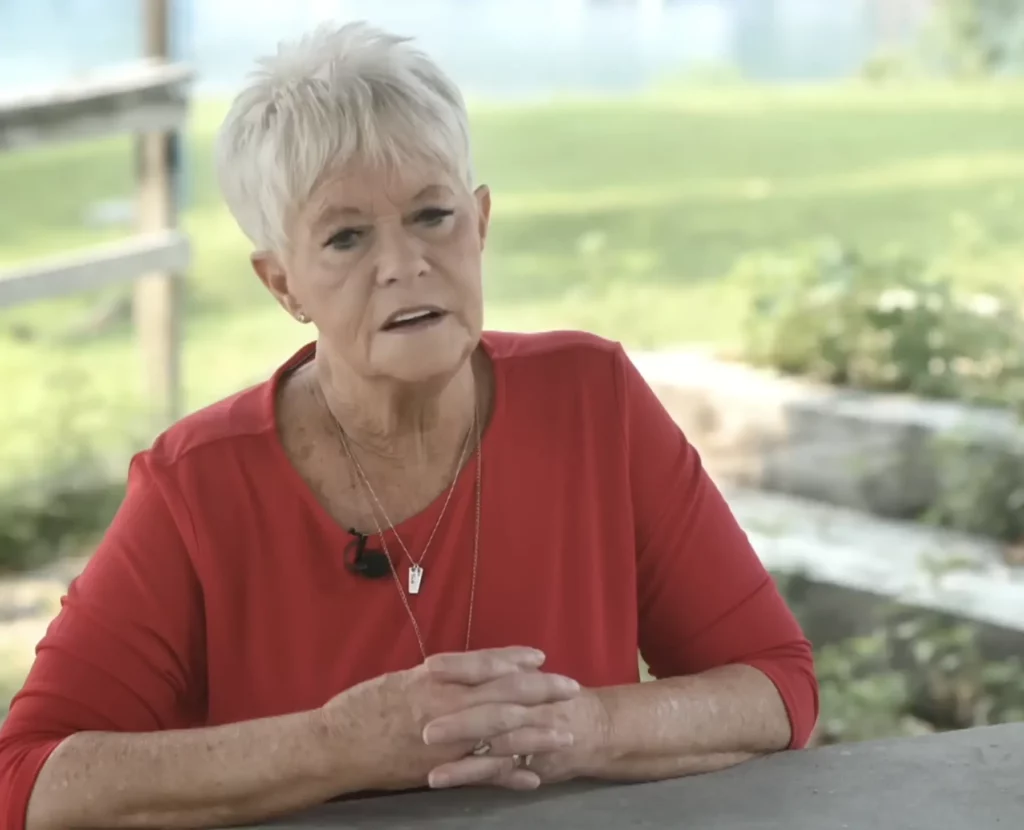 Charlotte Holmes recalls seeing her deceased family members. Credit: The 700 Club