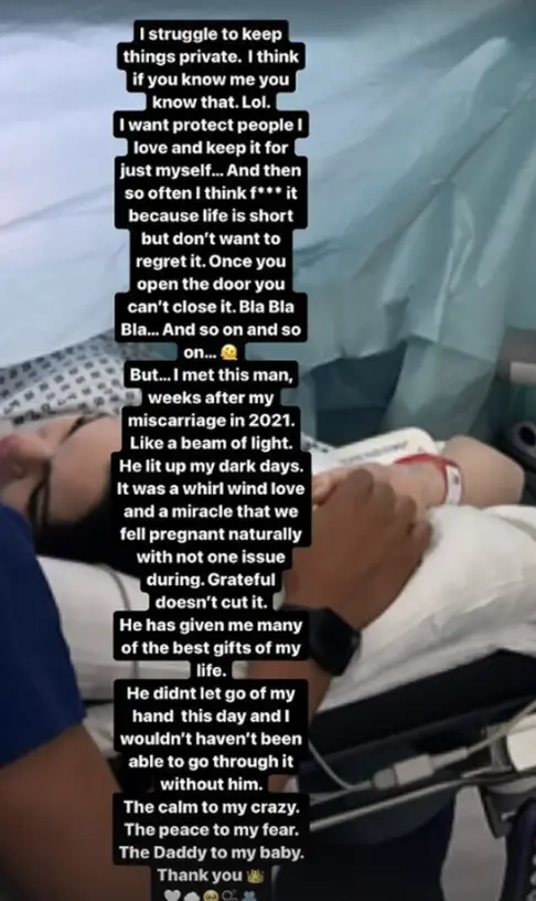 Jessie J took to Instagram and shared a heartfelt post for her baby daddy.