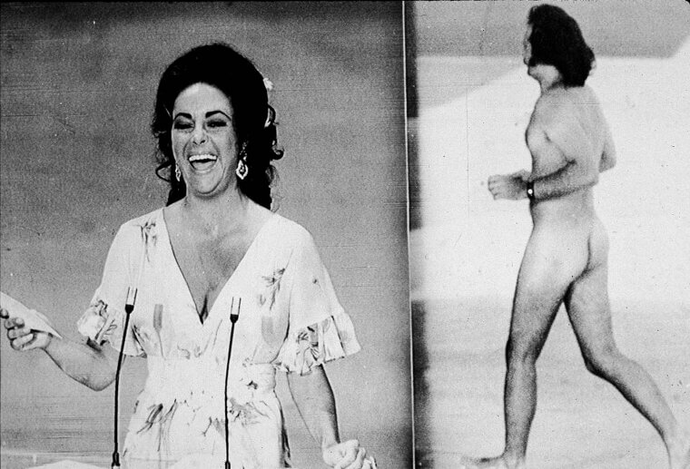 The Infamous 1974 Oscars Streaker