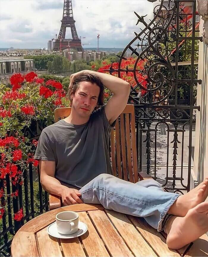 Keanu Takes Paris