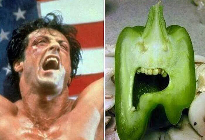 Is This Bell Pepper Screaming For Adrian?