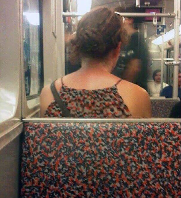 Did She Buy This Dress Before Or After Riding This Train?