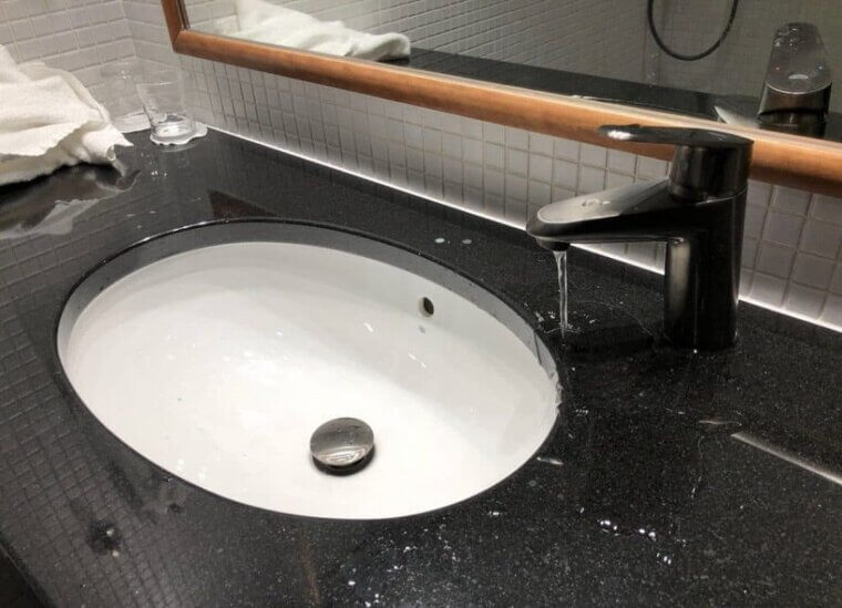 A Strange Sink and Faucet