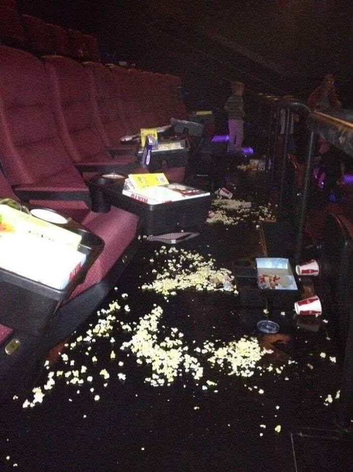 Making A Huge Mess At The Movies