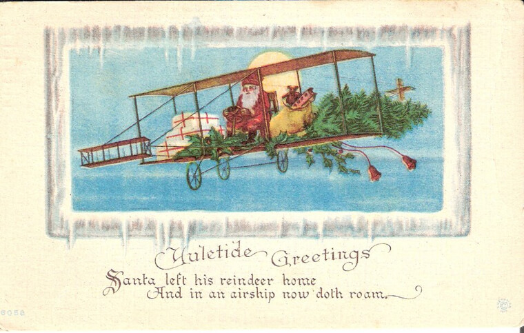 Illustrated Christmas Postcards