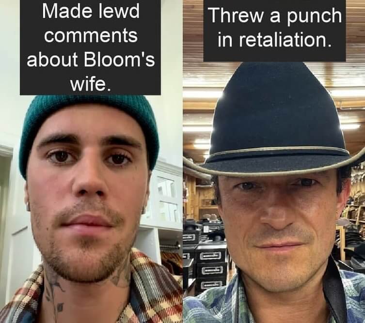 Justin Bieber Vs. Orlando Bloom