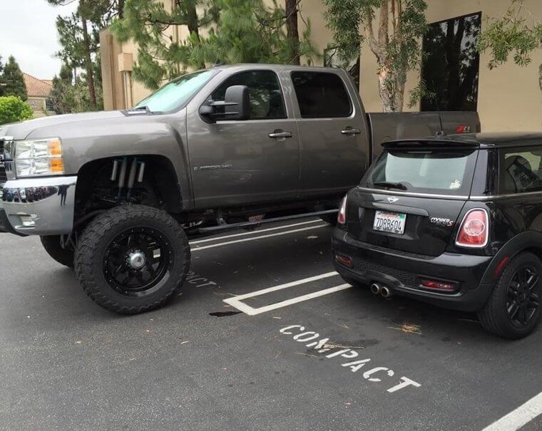 When “Compact” Parking Spaces Don’t Apply To Everyone