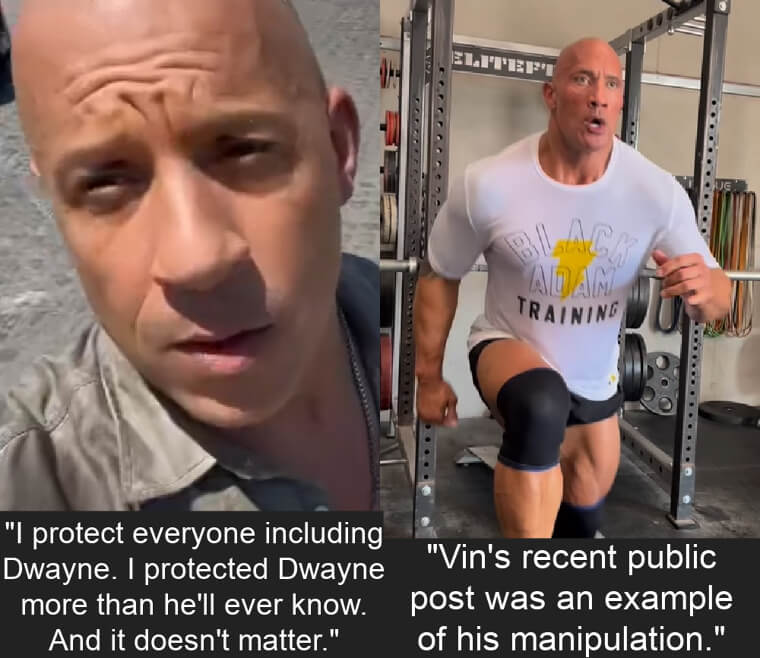 Vin Diesel Vs. The Rock