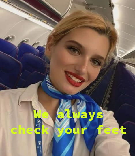 Flight Attendants Always Notice Your Feet