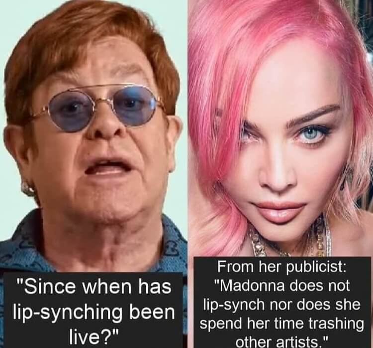 Elton John Vs. Madonna