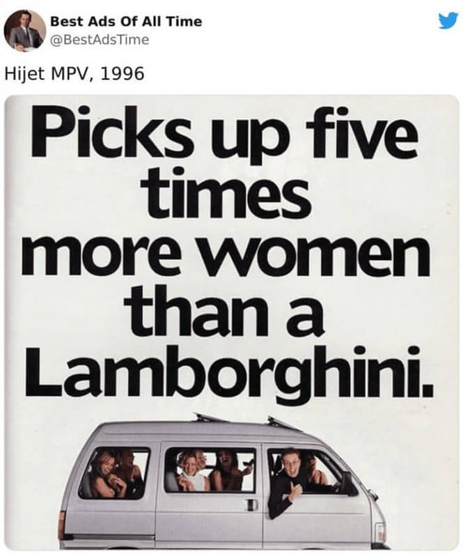 Daihatsu's Hijet Print Advertisement