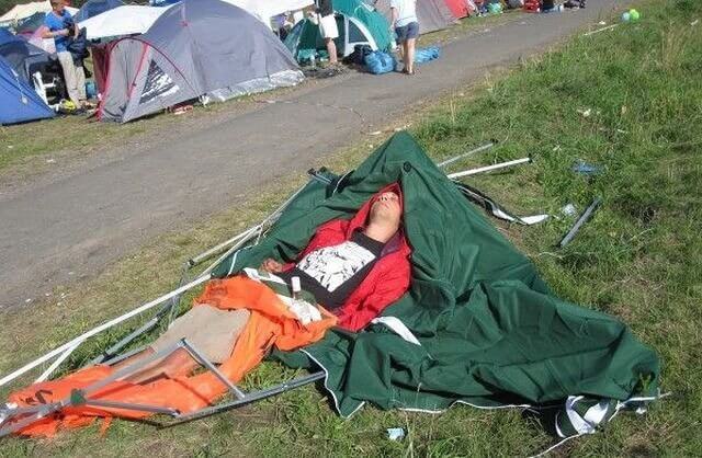 Dude, This Tent Sucks