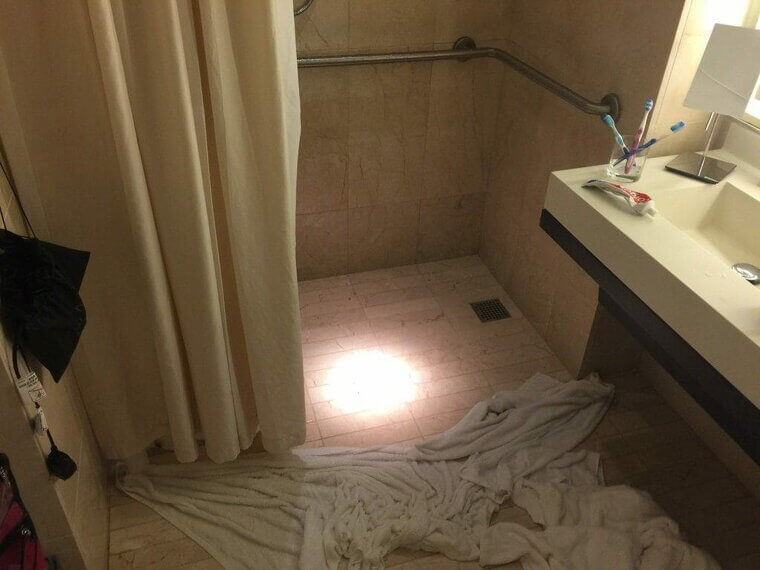 Flooding in the Bathroom