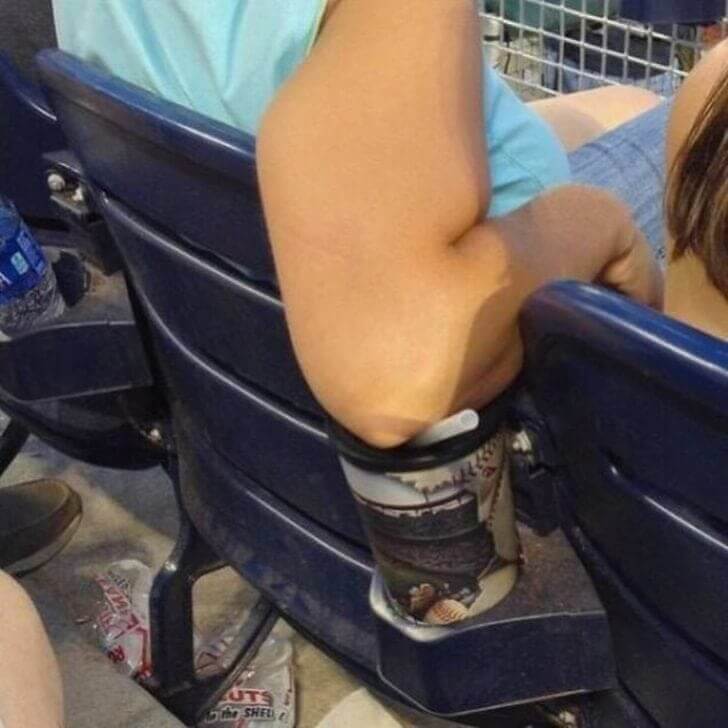 Resting An Arm On Another Person’s Snack