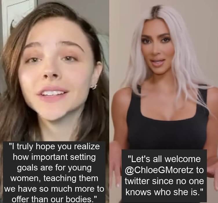 Kim Kardashian Vs. Chloë Grace Moretz