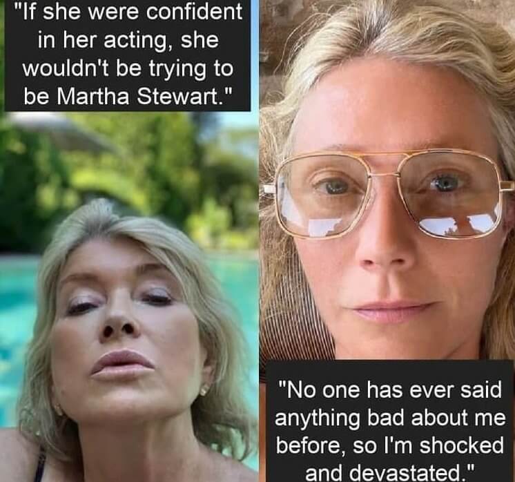 Martha Stewart Vs. Gwenyth Paltrow