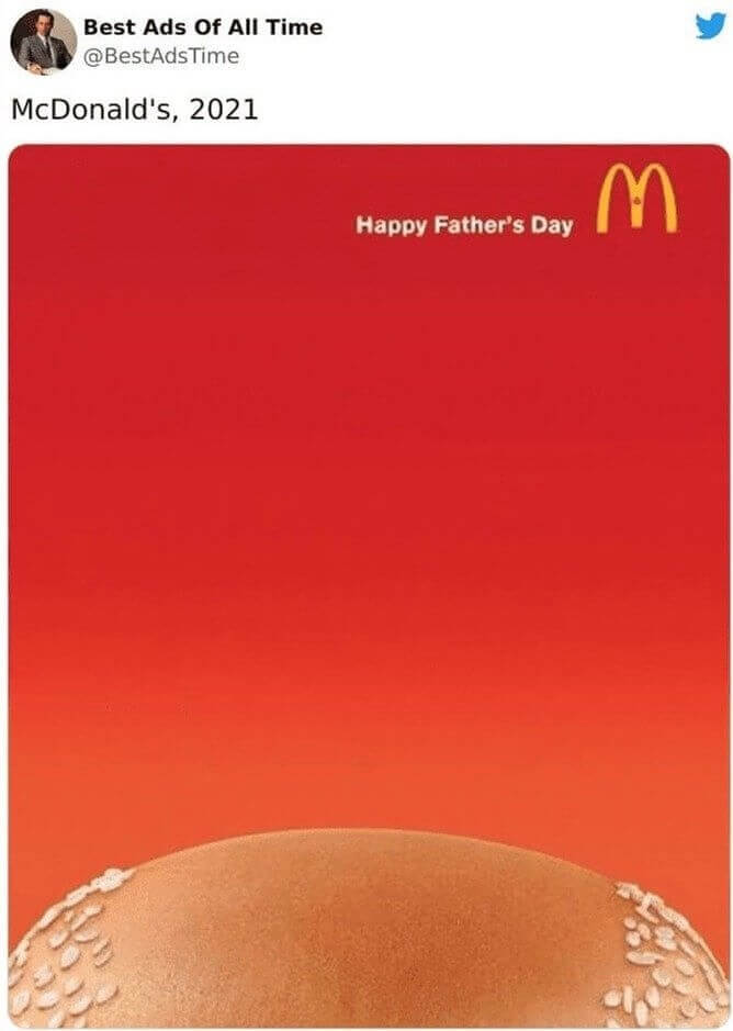 McDonald's 2021 Father's Day Ad