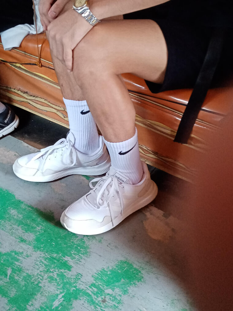 Wearing Tall White Socks Shows You Are an American