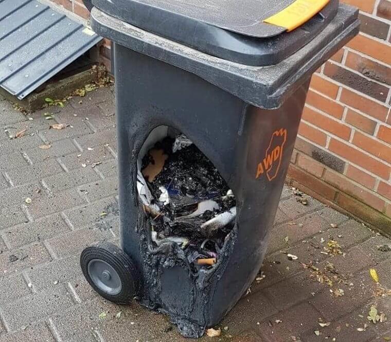 ​Dumping Hot Coals On A Plastic Garbage
