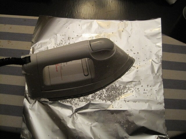 Clean Iron Soleplate With Salt