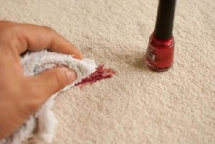 Remove Nail Polish From The Carpet With Alcohol