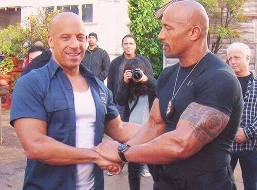 Vin Diesel And Dwayne Johnson: Fast & Furious