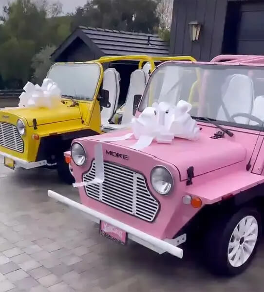 Kris Jenner Buys Each Kid a Custom Moke Electric Car