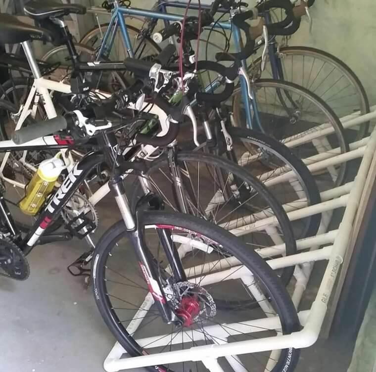 DIY Bicycle Rack
