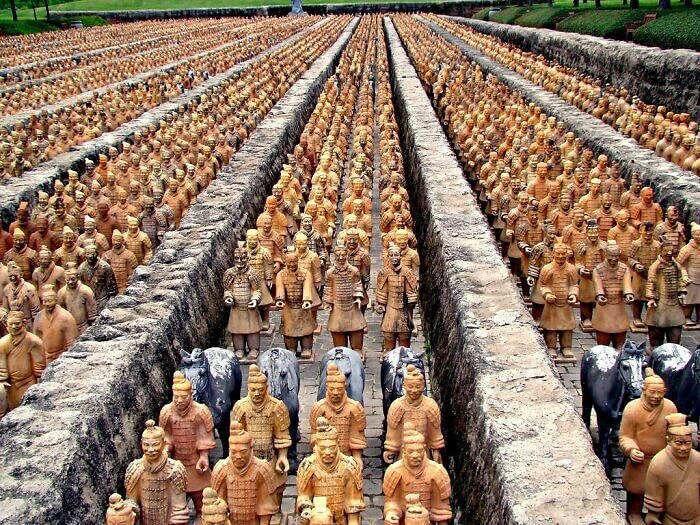 The Terracotta Army Built in 209 BCE