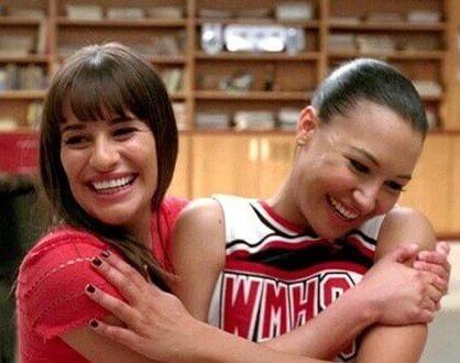 Lea Michele And Naya Rivera: Glee