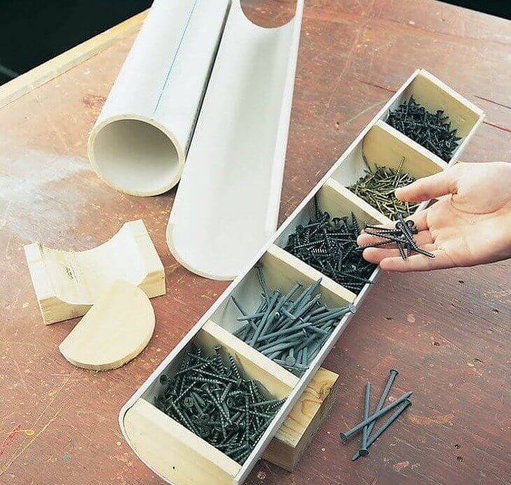 Organize Your Nails and Screws