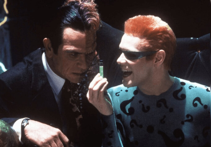 Tommy Lee Jones And Jim Carrey: Batman Forever