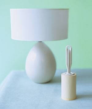 Remove Dust On Lamps With A Lint Roller