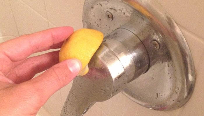 Use Lemons To Remove Stains From Faucets