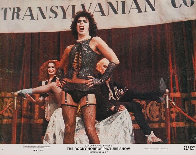 Tim Curry in "The Rocky Horror Picture Show" - Made His Career