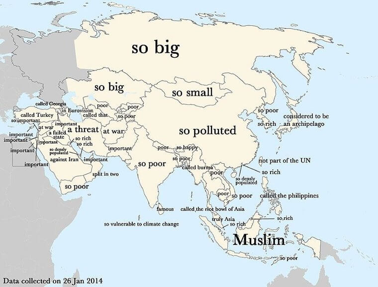 The Google Autocomplete Question For Asia Has Multiple Word Answers