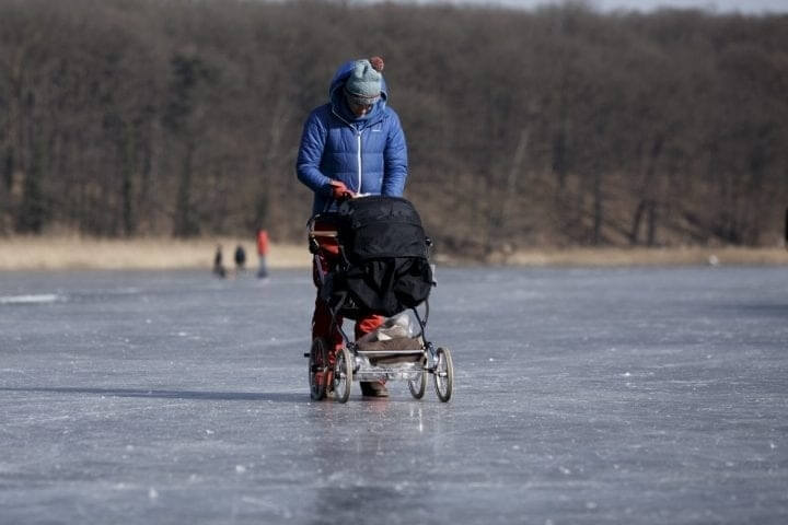 Refrain From Stepping On A Lake Covered In Gray Or White Ice