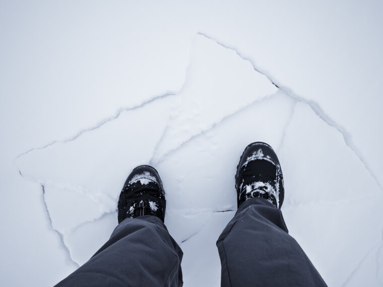 An Impending Avalanche Could Be On The Way If You See Cracked Snow