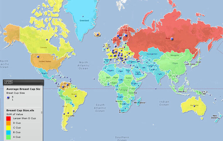 An Analysis Of Bra Sizes Across The Globe