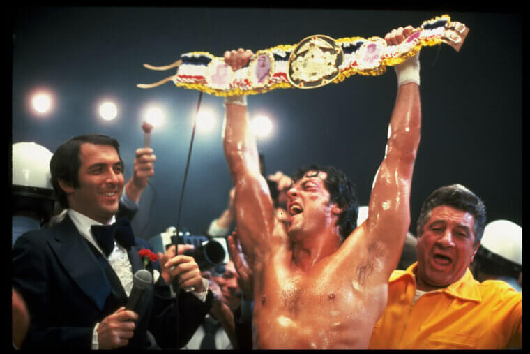 Sylvester Stallone in "Rocky" - Made His Career