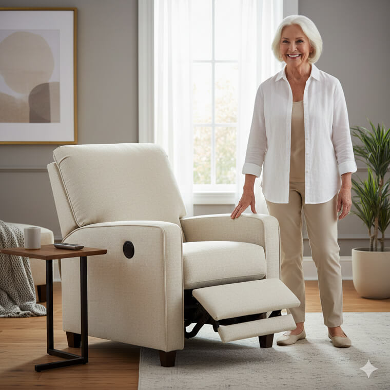 "Power-Rise" Recliners With Style