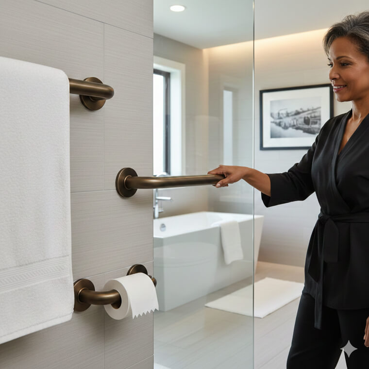 The "Invisible" Designer Grab Bars