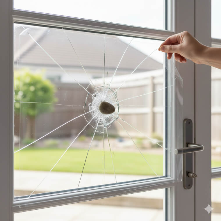 The "Safety-Glass" Window Film