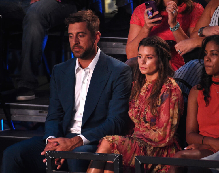 Danica Patrick And Aaron Rodgers