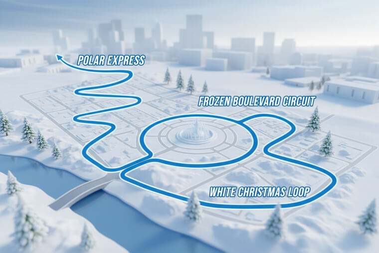 Snow Plow Route Names Based on Holiday Movies