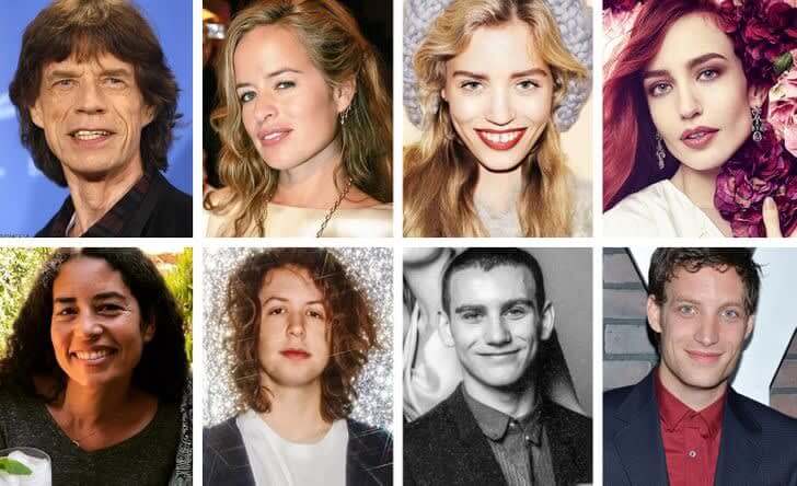 Mick Jagger's Children: Lucas, Georgia May, Jade, Karis, Gabriel, James, And Elizabeth Jagger