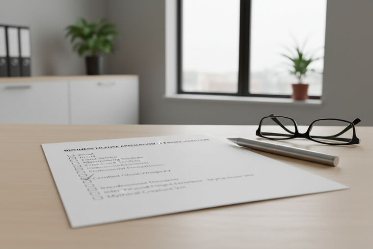 Business License Categories for Impossible Professions